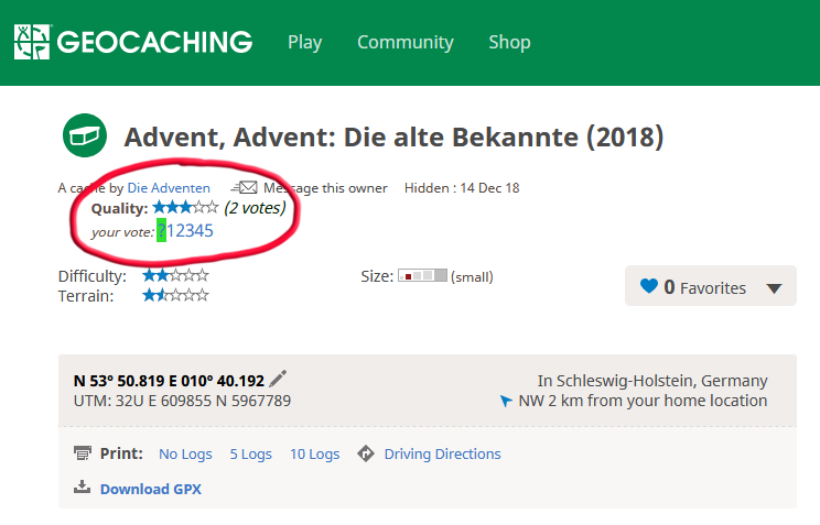 Aus GCVote wird CacheVote